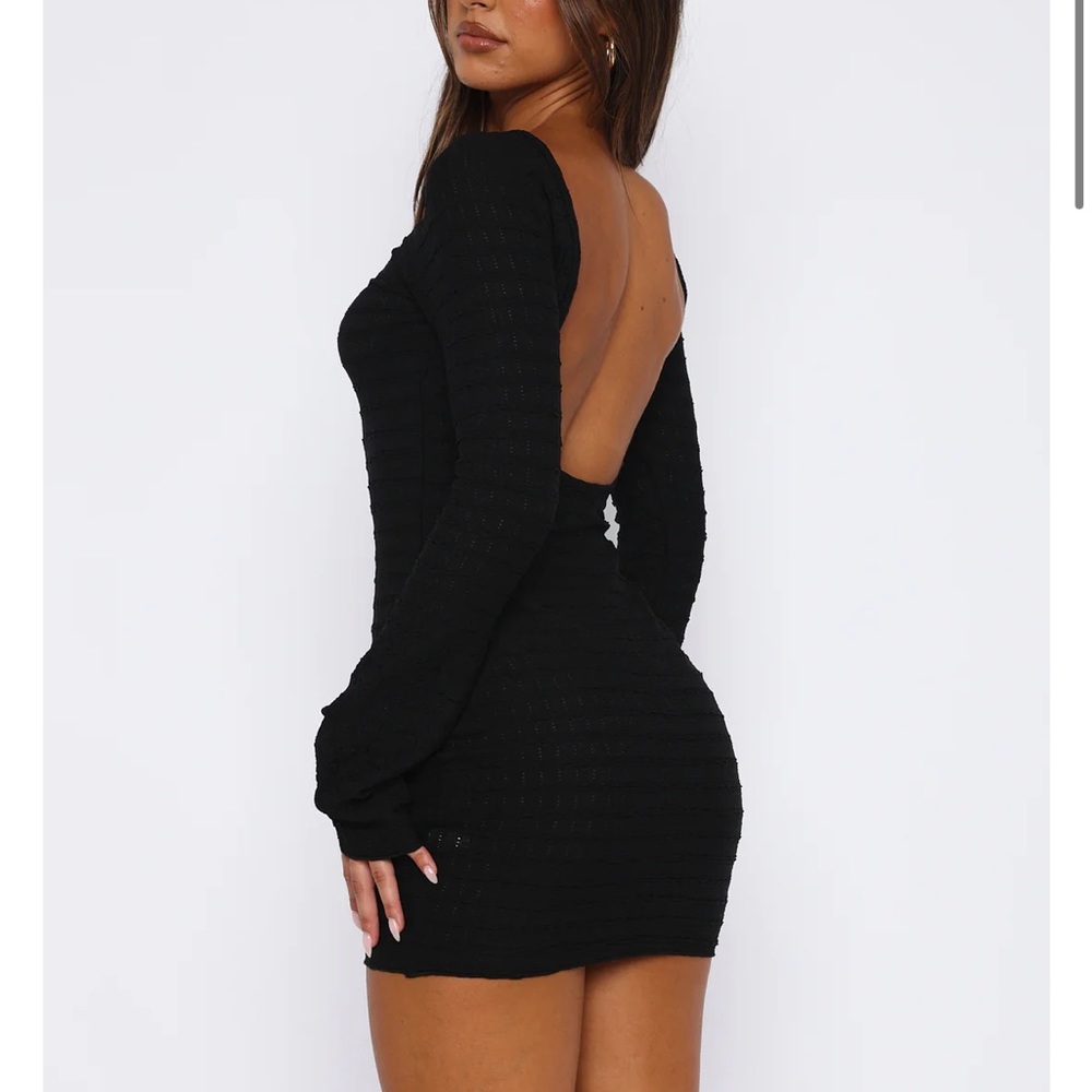 Whitefox Open Back long sleeve dress SIZE XS
